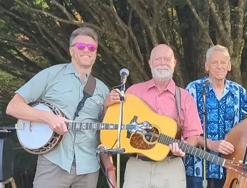 Boxerwood Music in the Garden ~ Shester, Datz & Newhall with Half Brassed Brass Band