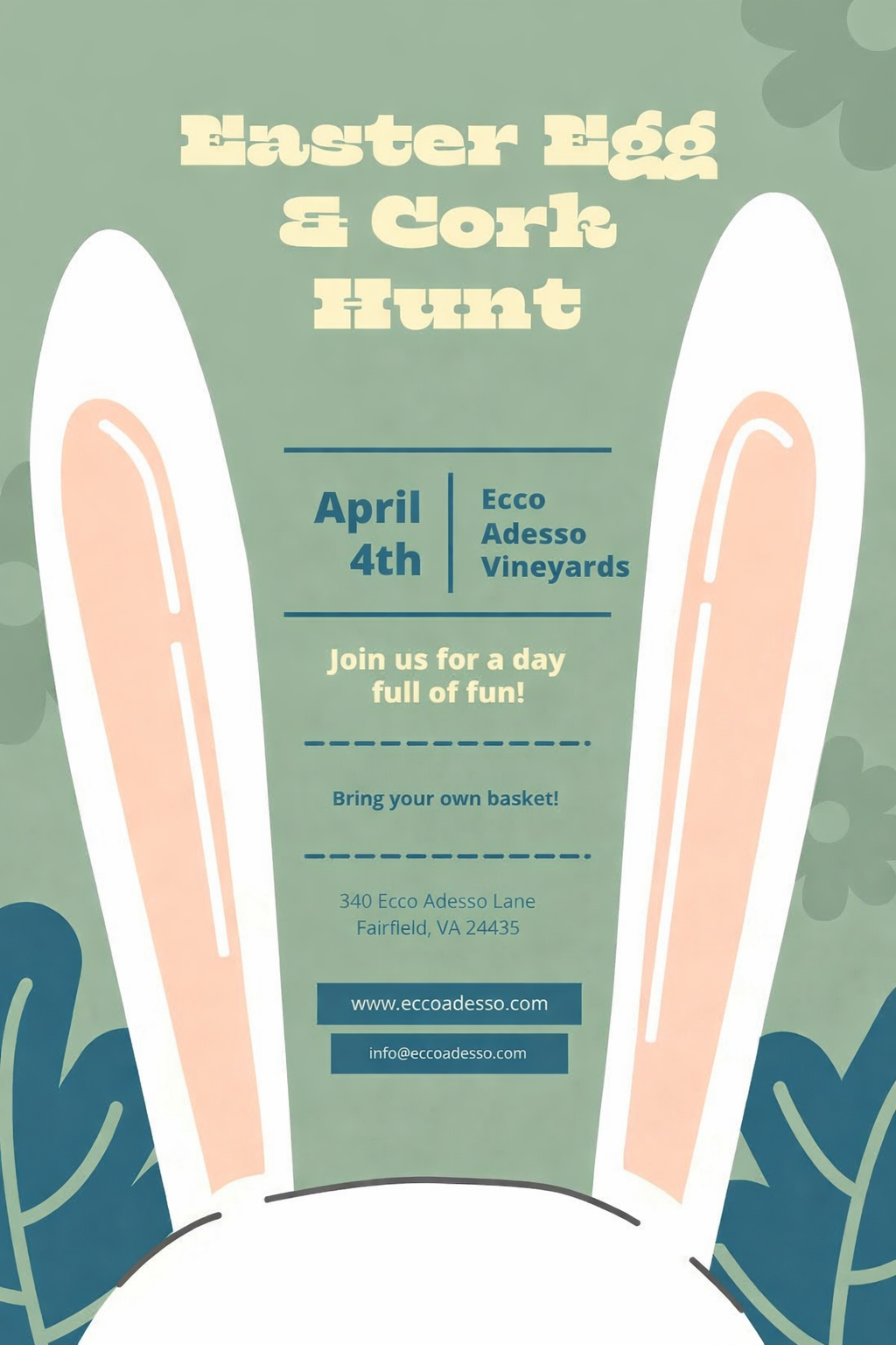 Easter Egg & Cork Hunt at the Vineyards