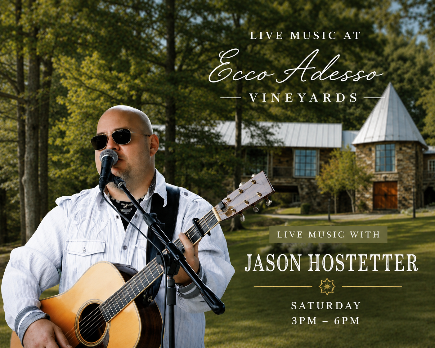 Live Music in the Vineyard: Jason Hostetter