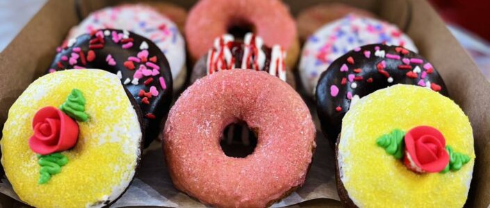 Pure Eats Valentine's Day Donuts