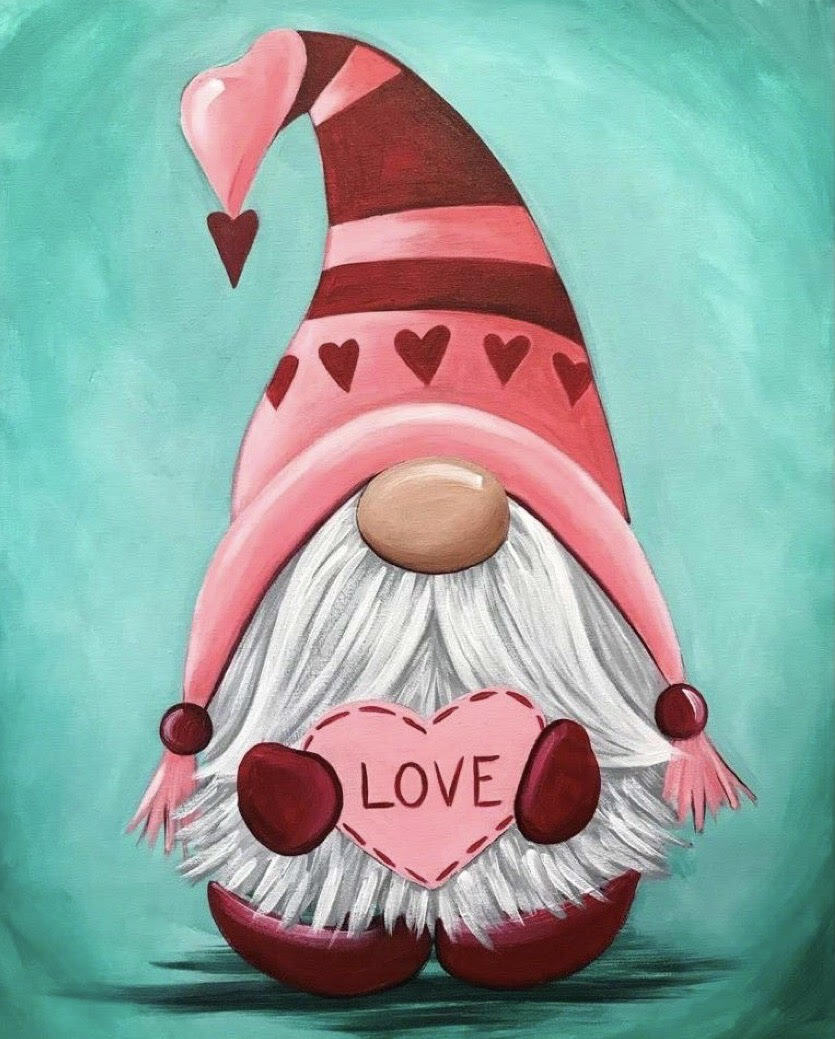 Sip & Paint with a SOMM: "Gnomebody Loves You Like I Do"