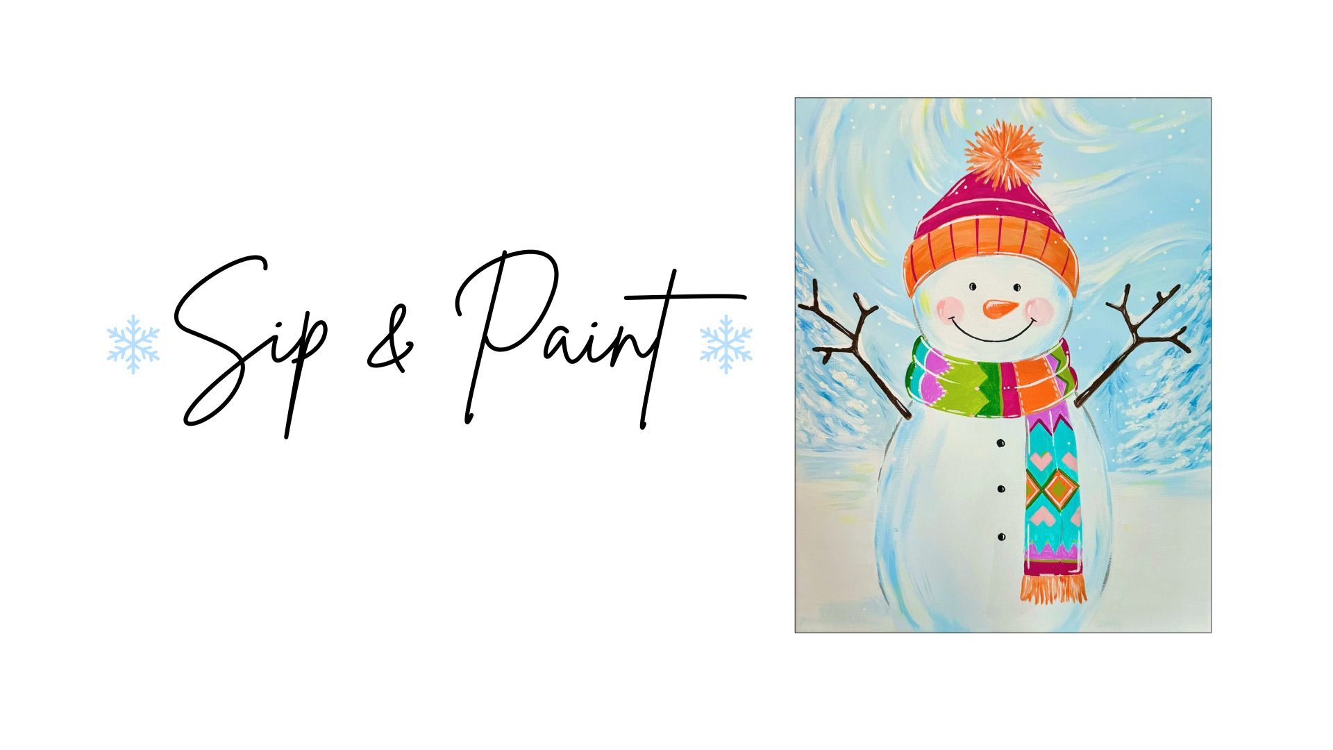 Sip & Paint: Frosty Flair