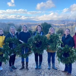 Wreath Making at Tantivy