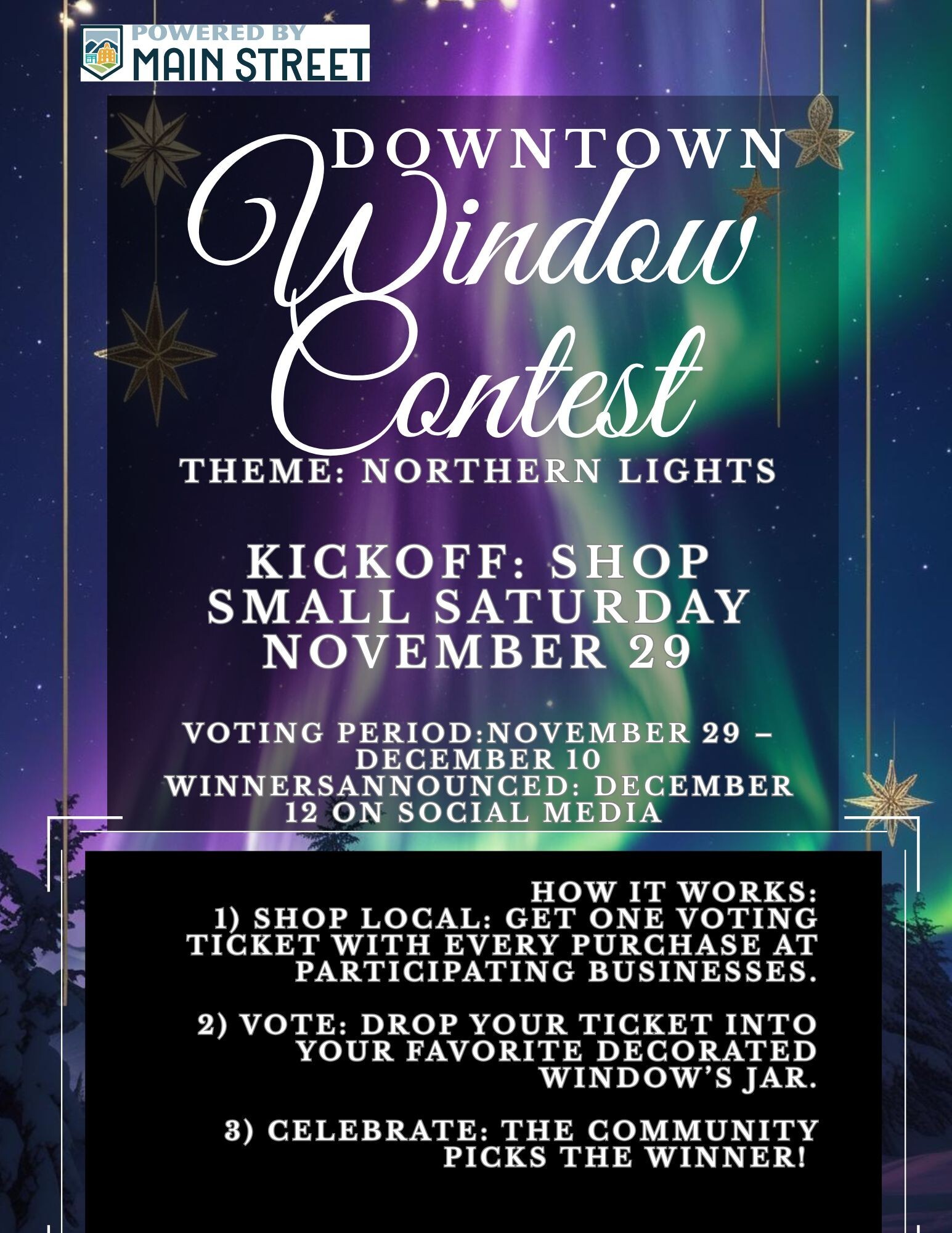 Downtown Buena Vista Window Contest