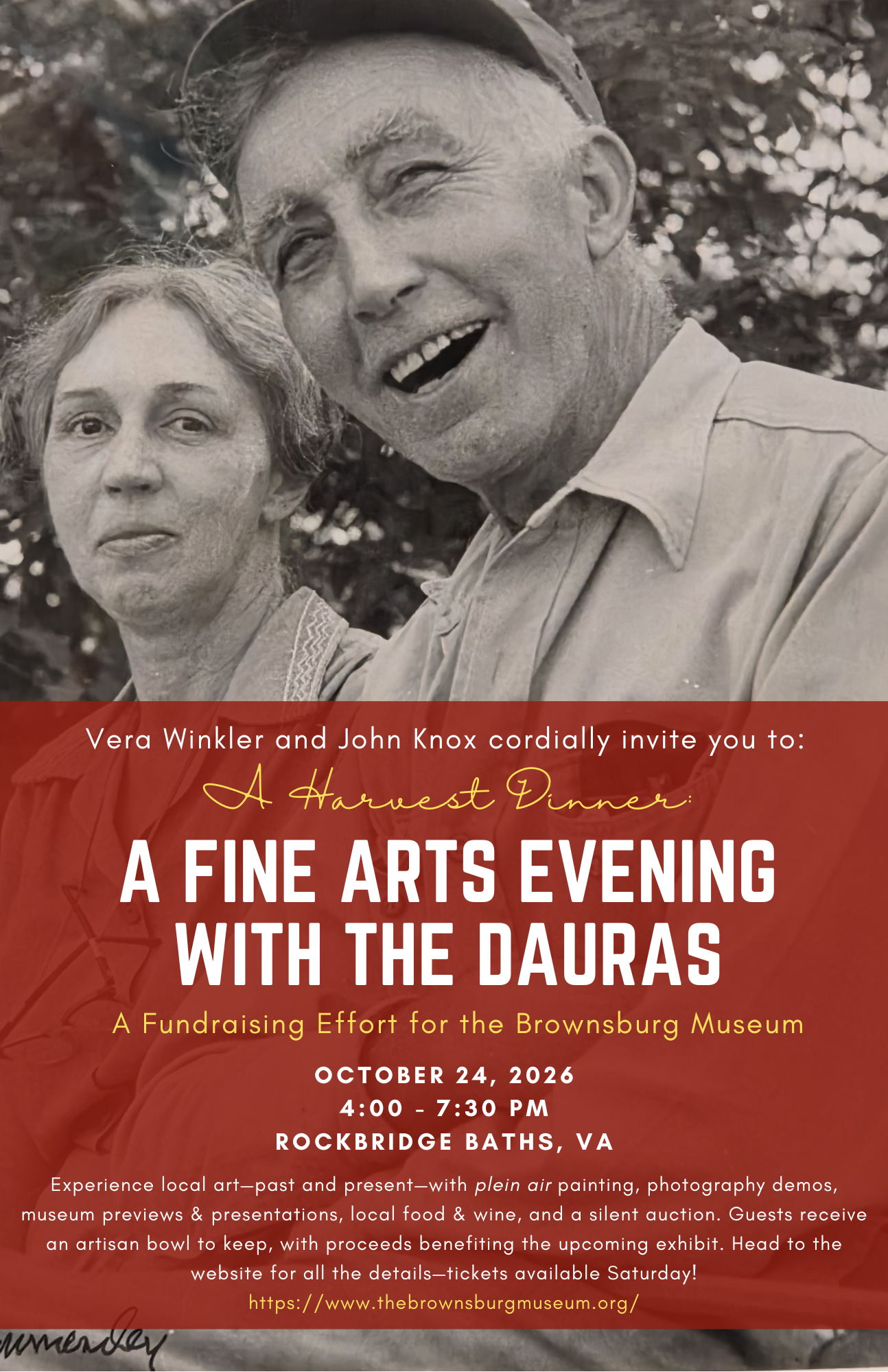 A Harvest Dinner: A Fine Arts Evening with the Dauras
