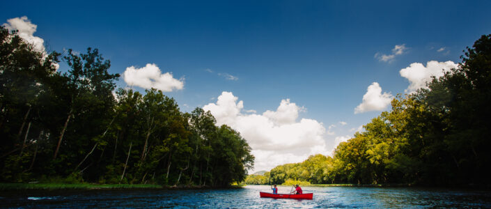 Canoe on the James River