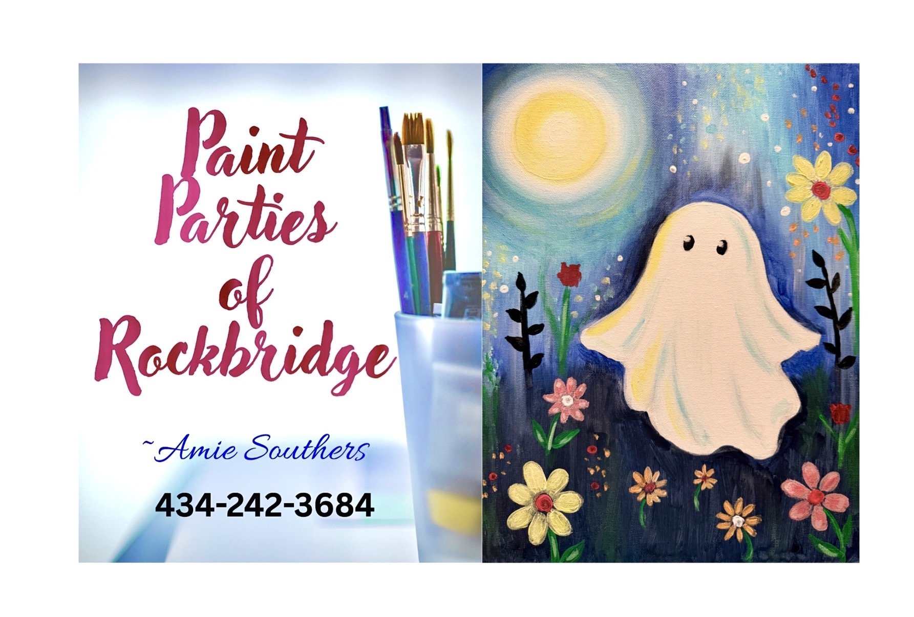 Boo Blossoms Paint Night Party at Junction 245!