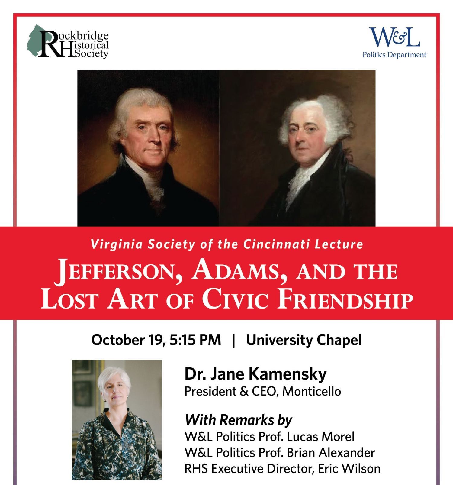 "Thomas Jefferson, John Adams, and the Lost Art of Civic Friendship"