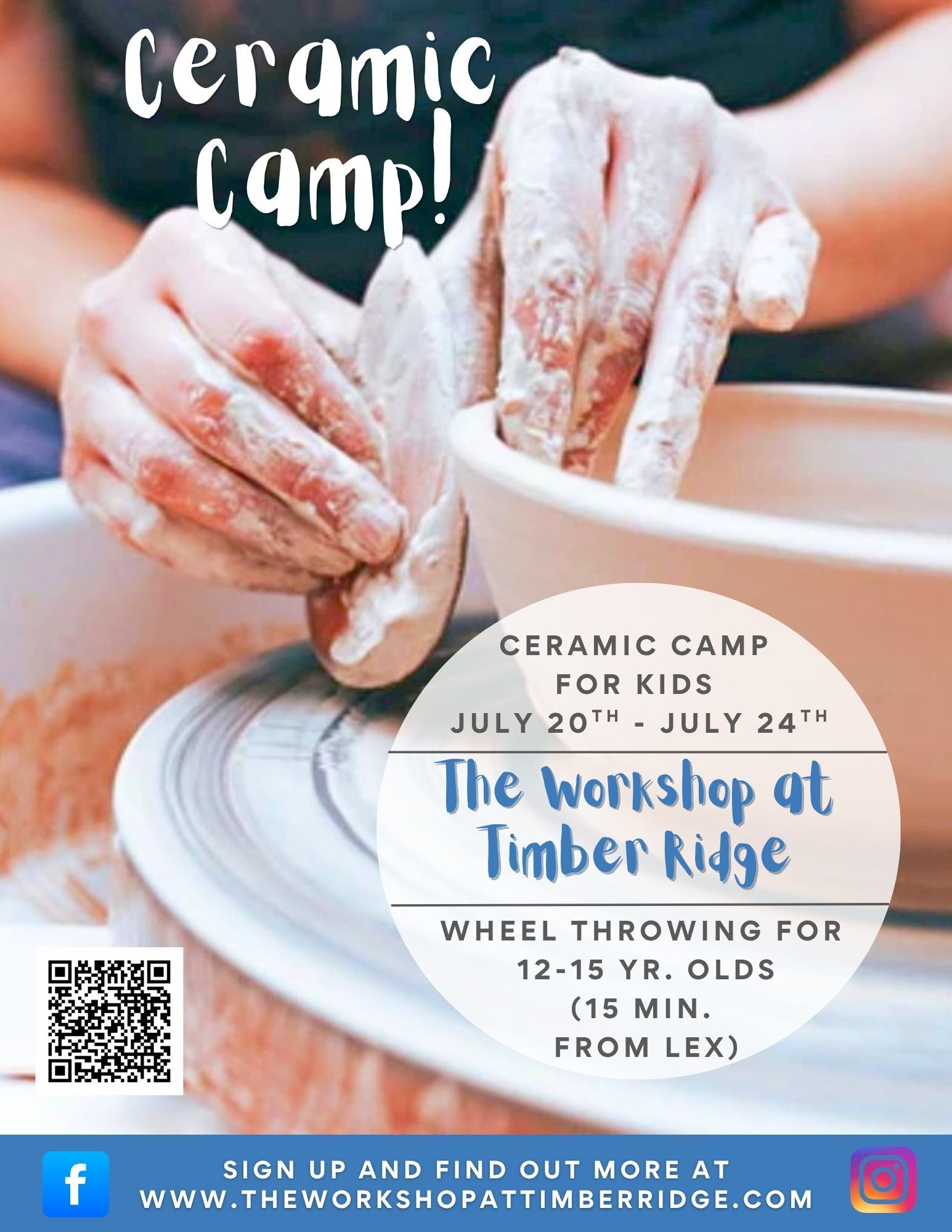Wheel Throwing Ceramic Camp with Melissa Branin Wheeler