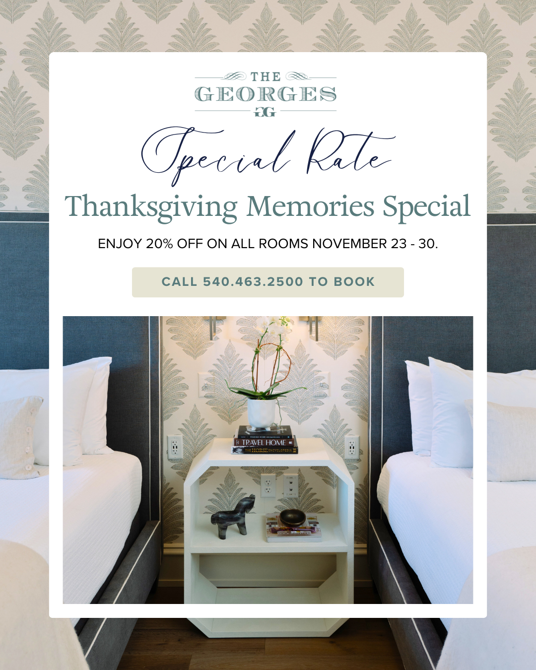 Thanksgiving Memories at The Georges