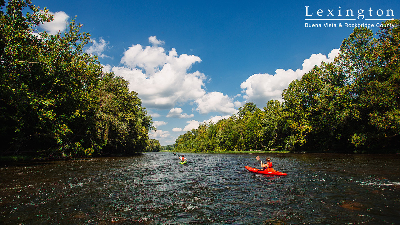 Kayaking the James River, Rockbridge County, VA