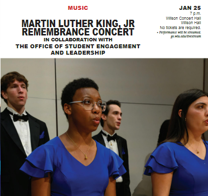 Martin Luther King Jr, Remembrance Concert