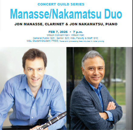 Concert Guild Series: Manasse/Nakamatsu Duo