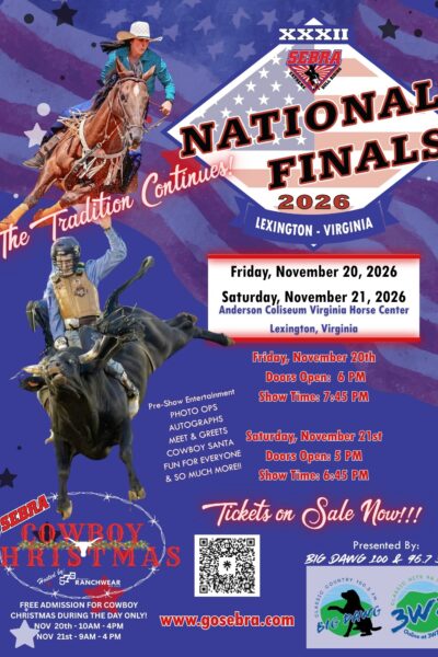 SEBRA National Finals Extreme Bull Riding & Barrel Racing