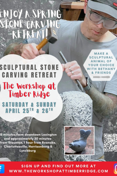 Sculptural Stone Carving Retreat with Bethany Lee