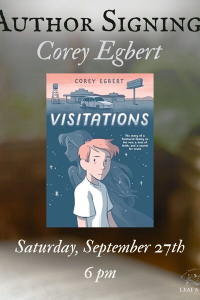 Author and Illustrator Book Signings - Corey Egbert