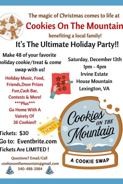 Cookies On The Mountain - A Cookie Swap!