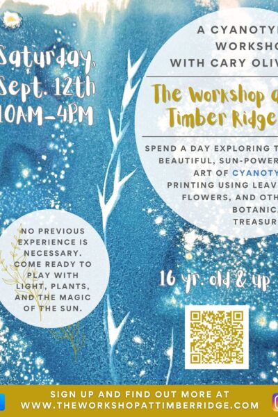 Botanicals in Blue: A Cyanotype Workshop with Cary Oliva