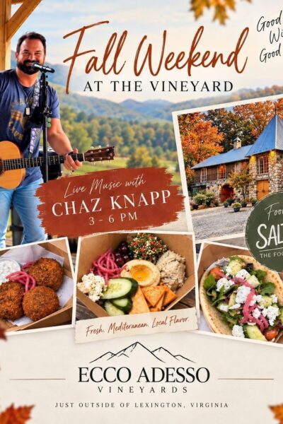 Fall Uncorked at Ecco Adesso Vineyards