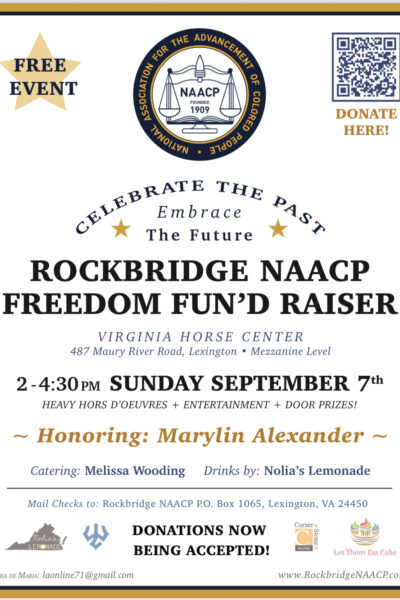 Rockbridge NAACP Freedom Fund Fundraiser