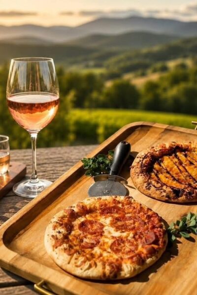 Sunset Fridays at Ecco Adesso Vineyards: Pizza & Wine