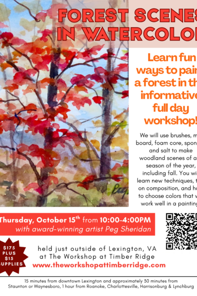 Forest Scenes in Watercolor