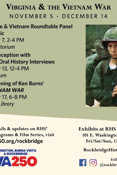 Rockbridge & The Vietnam War: Closing Exhibit Reception