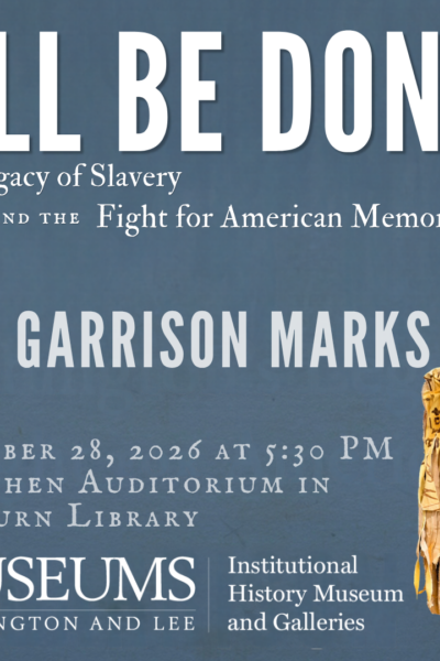 Thy Will Be Done: John Garrison Marks Lecture