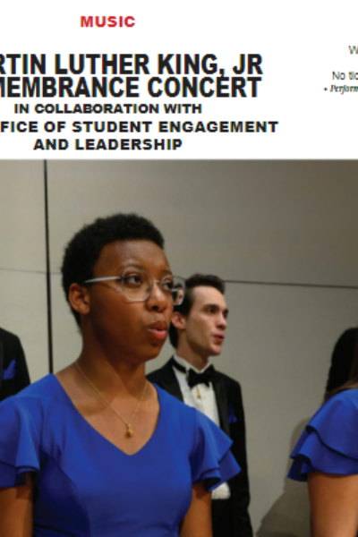 Martin Luther King Jr, Remembrance Concert