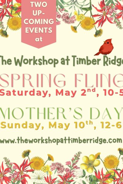 Spring Fling - A Springtime Open House and Handmade Sale