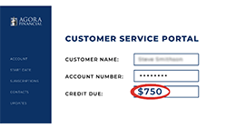 Customer service portal