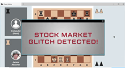 Stock market glitch detected