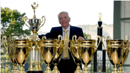 Chuck and his awards