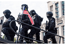 Police ready to harm
