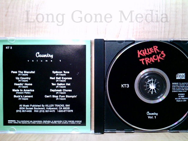 Country Volume 1 (Killer Tracks Production Music) by Various (CD