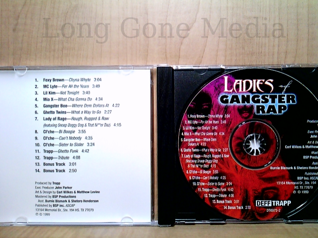 Ladies Of Gangster Rap by Various (CD, 1999, Deff Trapp) | eBay