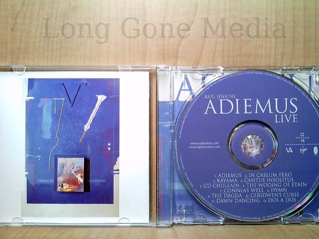 Live by Karl Jenkins, Adiemus (CD, Import, 2001, Venture