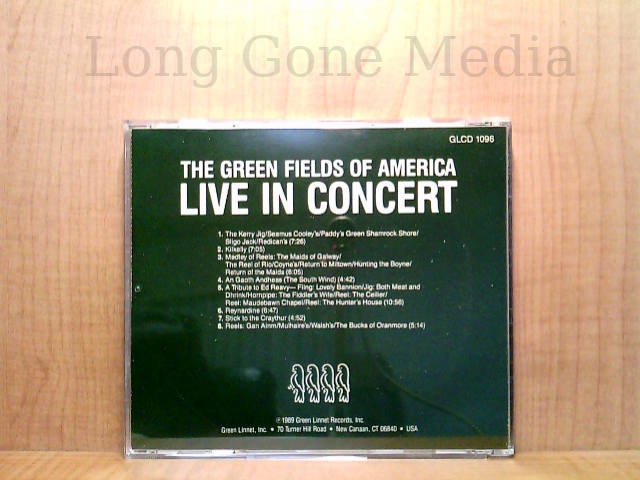 Live In Concert by The Green Fields Of America (CD, 1989, Green