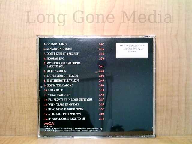Country Music Hall Of Fame Series by Bob Wills & His Texas