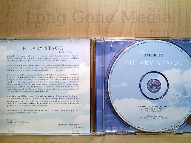 (未使用･未開封品)Hilary Stagg: Real Sanctuary [DVD] A Tribute by Hilary Stagg (CD, Promo, 2001, Real Music