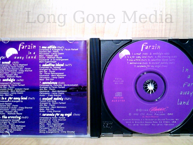 In A Far Away Land by فرزین فرهادی (Farzin Farhadi) (CD, Promo