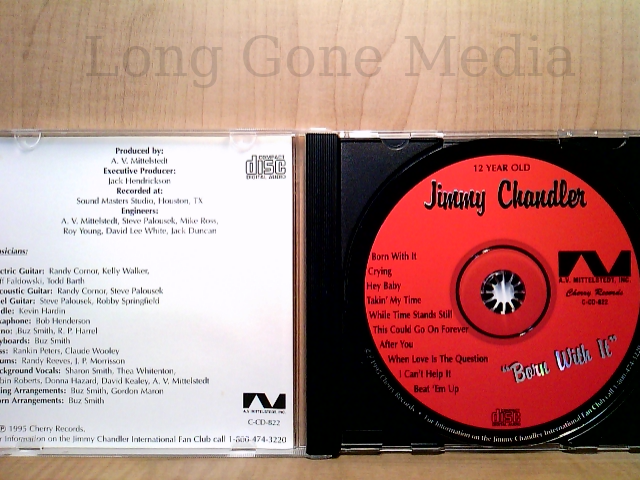 Born With It by Jimmy Chandler (CD, Promo, Autographed, 1995