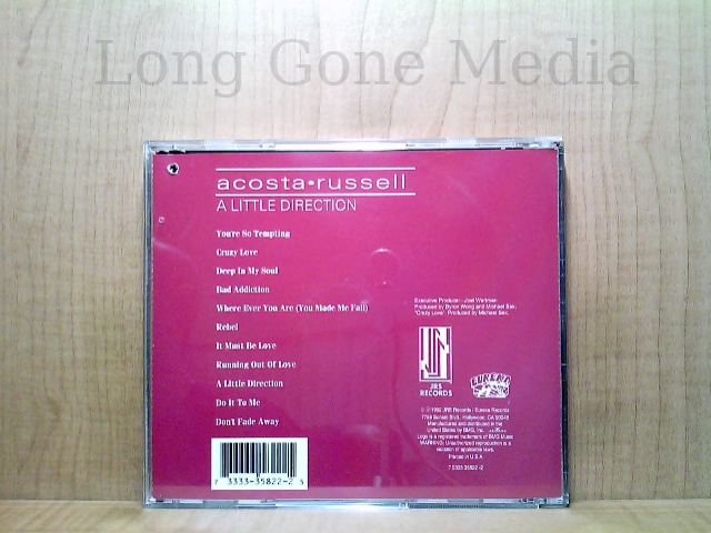 A Little Direction by Acosta/Russell (CD, Remainder, 1992, JRS