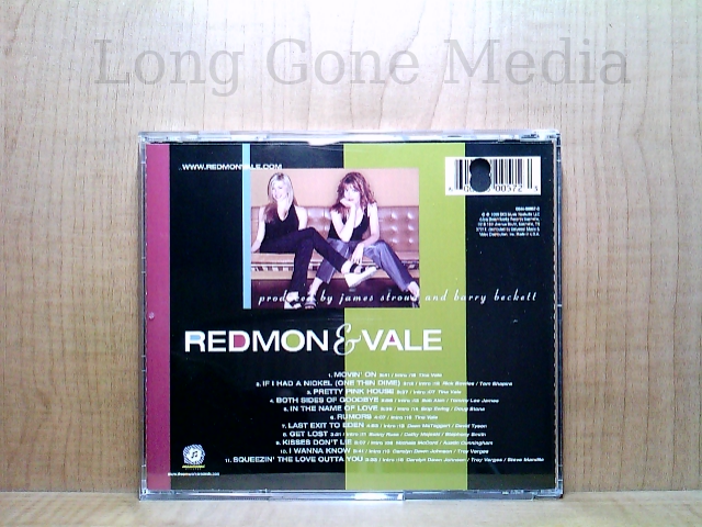 Redmon & Vale (CD, Promo, Self Titled, 1999, DreamWorks Records