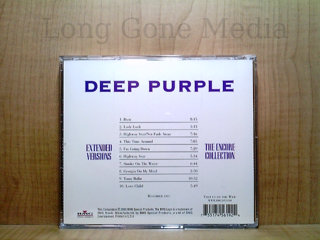Extended Versions: The Encore Collection by Deep Purple (CD, 2000