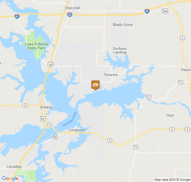 Map Of Lake Eufaula Oklahoma Maping Resources