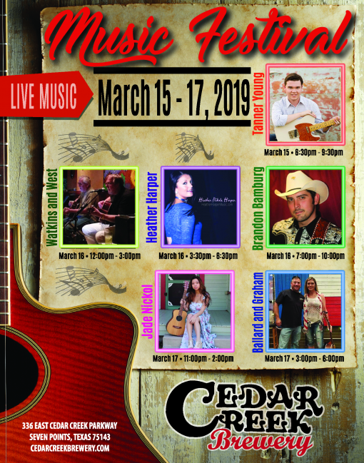 Music Festival Cedar Creek Lake