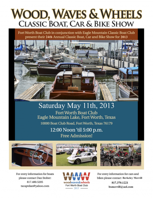 Wood, Waves and Wheels - Eagle Mountain Lake