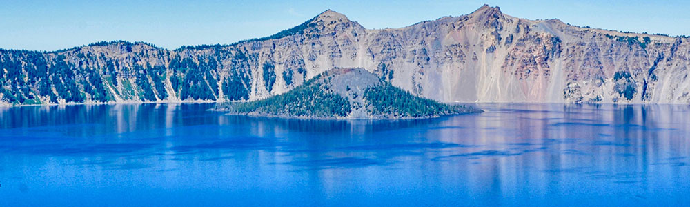 Crater Lake Online Guide | Cabins, Homes, Marinas, Fishing & More logo
