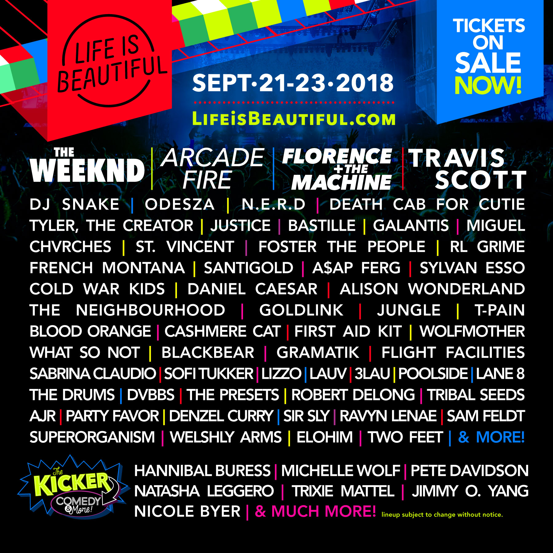 Life is Beautiful Music & Art Festival Home